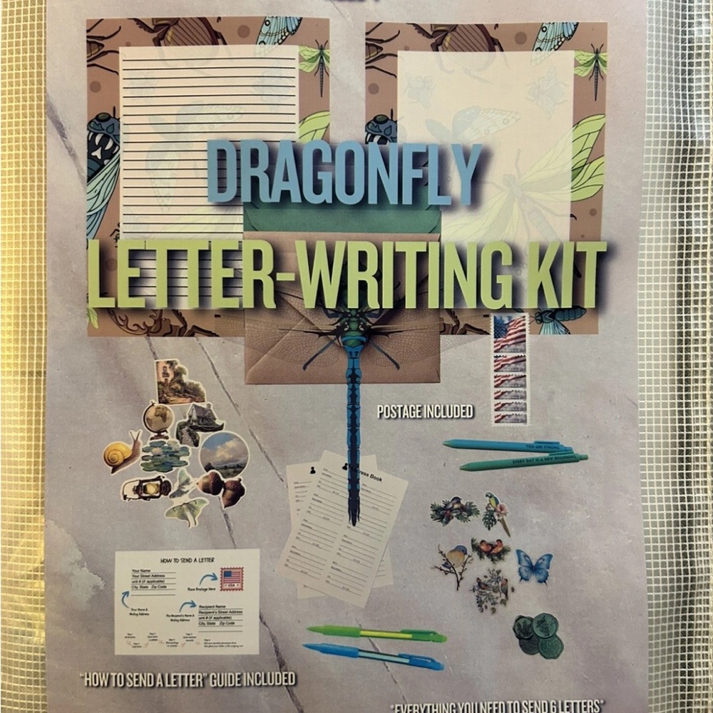 Dragonfly Letter-Writing Kit - Picture 3 of 7
